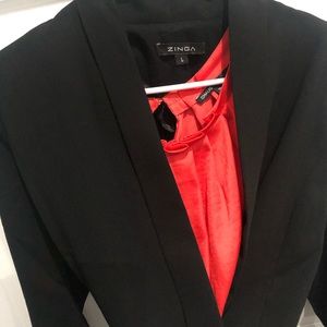 Black lightweight blazer